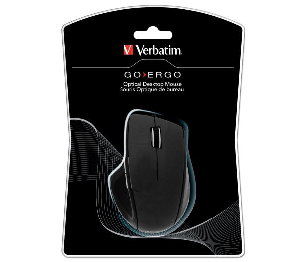 Verbatim VERBATIM Mysz Go Ergo czarna USB 49017 # - 1443397 - zdjęcie 7